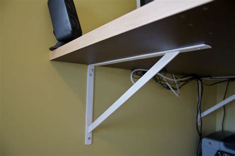 metal desk bracket connect desks together|DIY Desktop Combines Two Tables into One Spacious Desk.